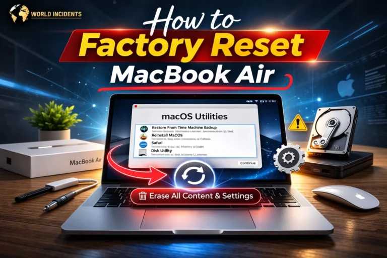 How to factory reset MacBook Air