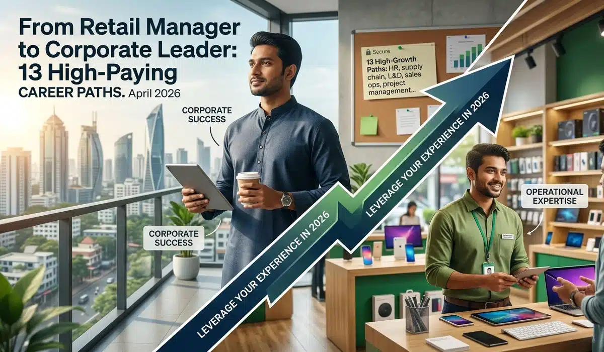 Corporate jobs for former retail managers