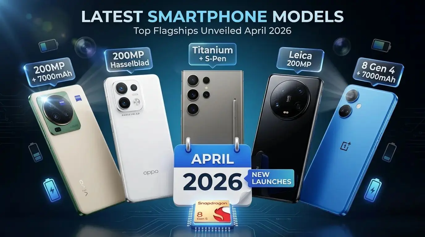 Latest Smartphone Models: Top Flagships Unveiled April 2026