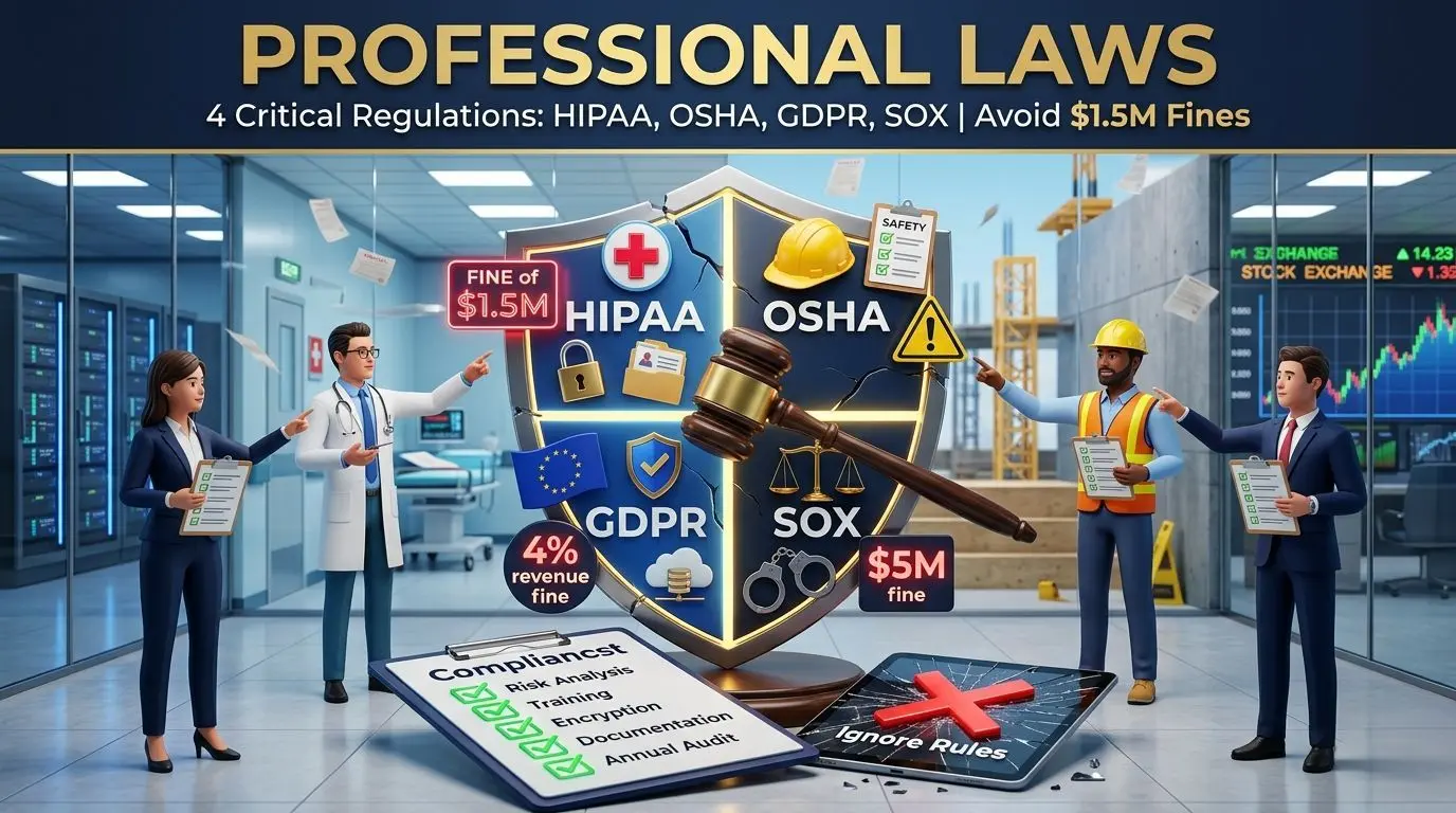 Professional Laws: 4 Critical Regulations to Follow in 2026