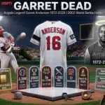 Garret Dead: Shocking Angels Legend Loss at 53 in 2026