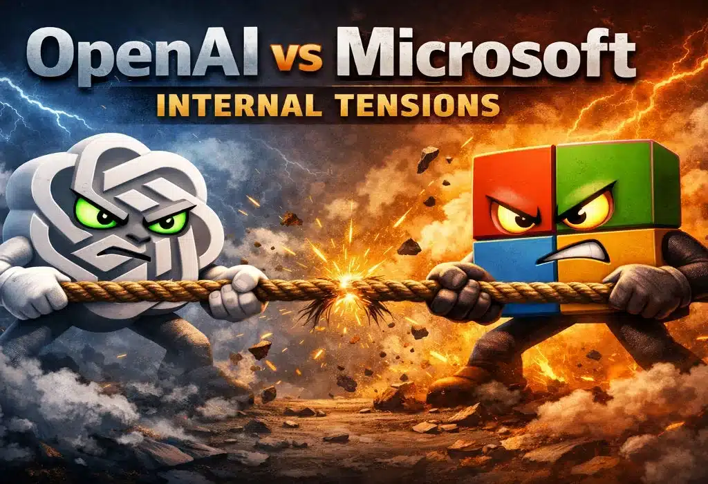 OpenAI vs Microsoft Internal Tensions