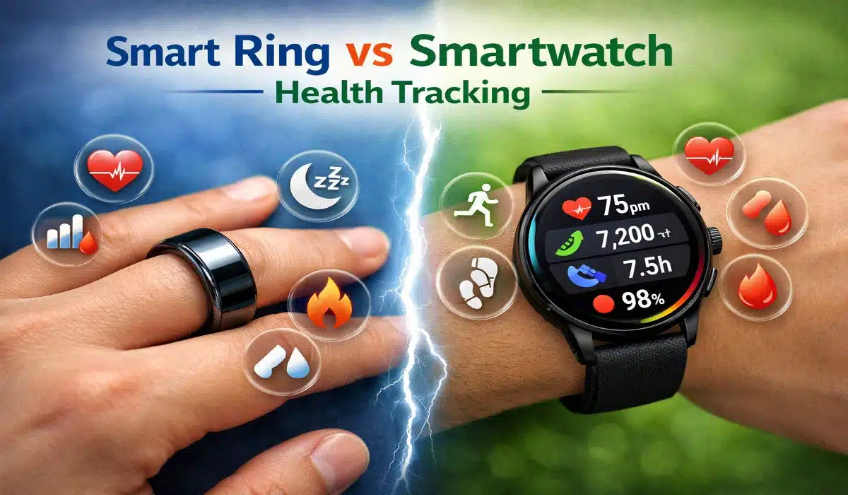 Smart ring vs Smartwatch health tracking