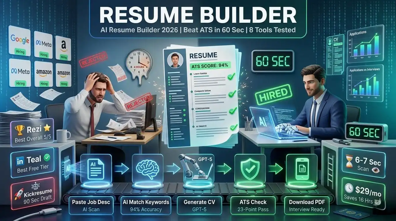 Resume Builder: Best AI Tools to Build CV Fast 2026