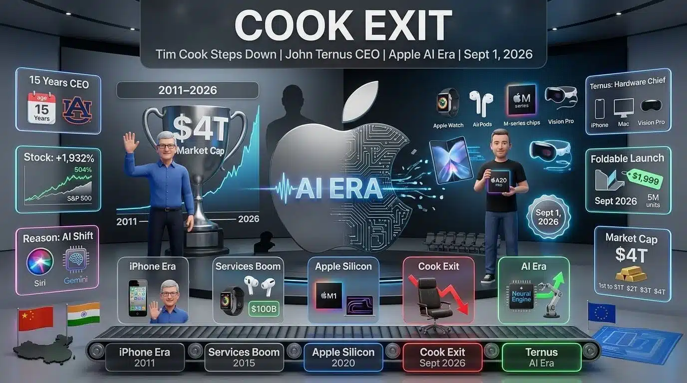 Cook Exit: Shocking Reason Tim Cook Leaves Apple 2026