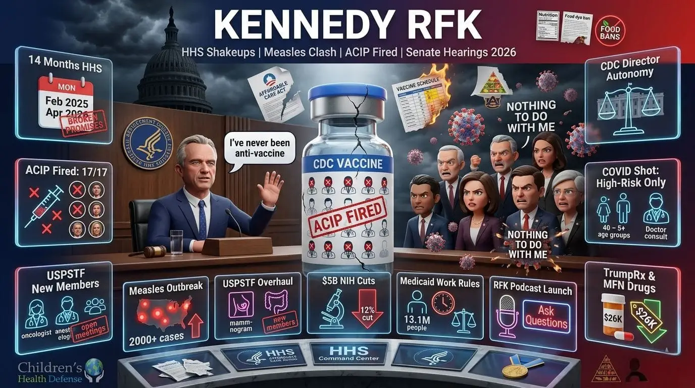 Kennedy RFK: Explosive HHS Shakeups Ignite Debate 2026