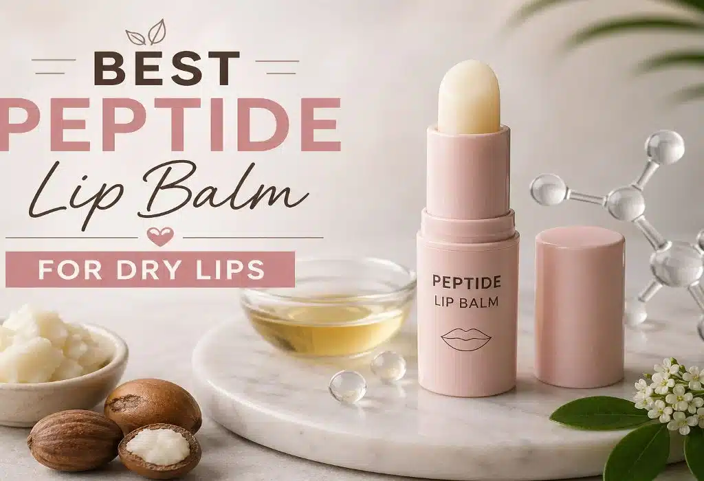 best peptide lip balm for dry lips