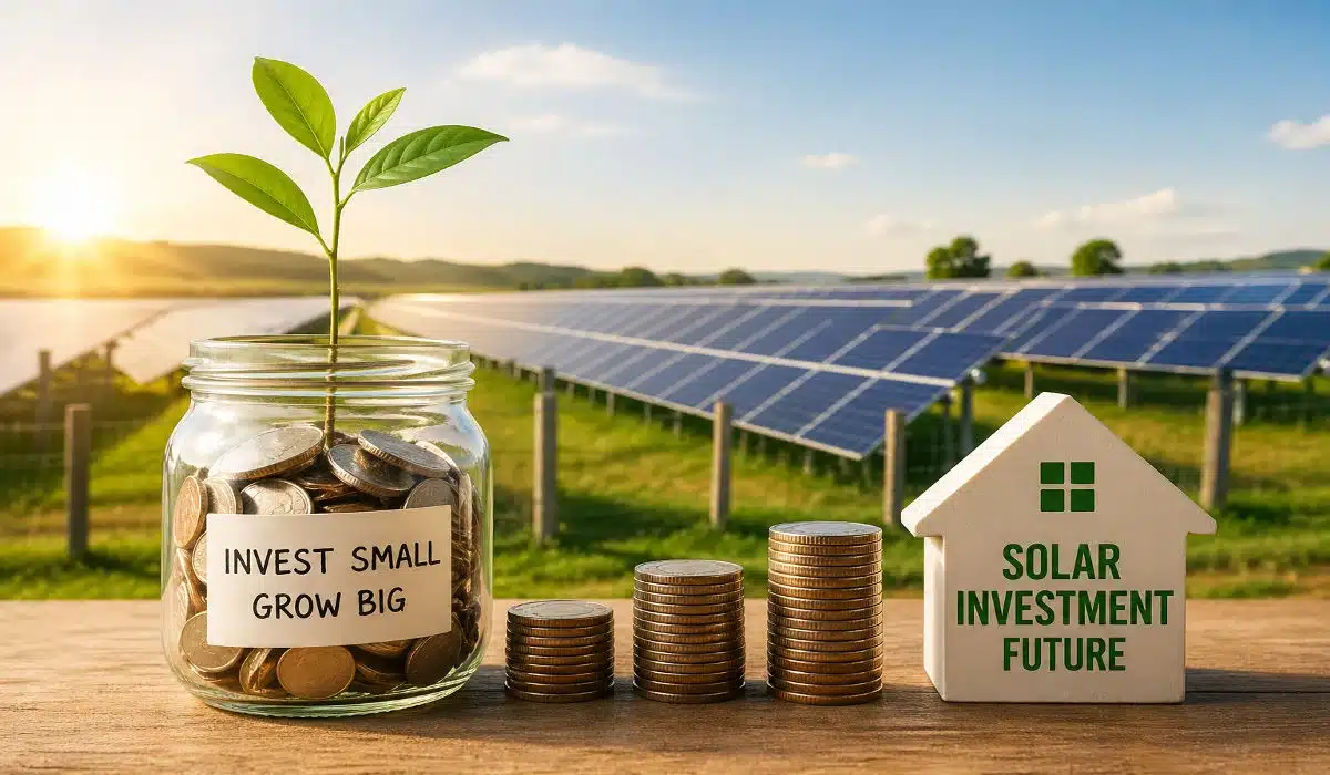 how to invest in solar farms with little money