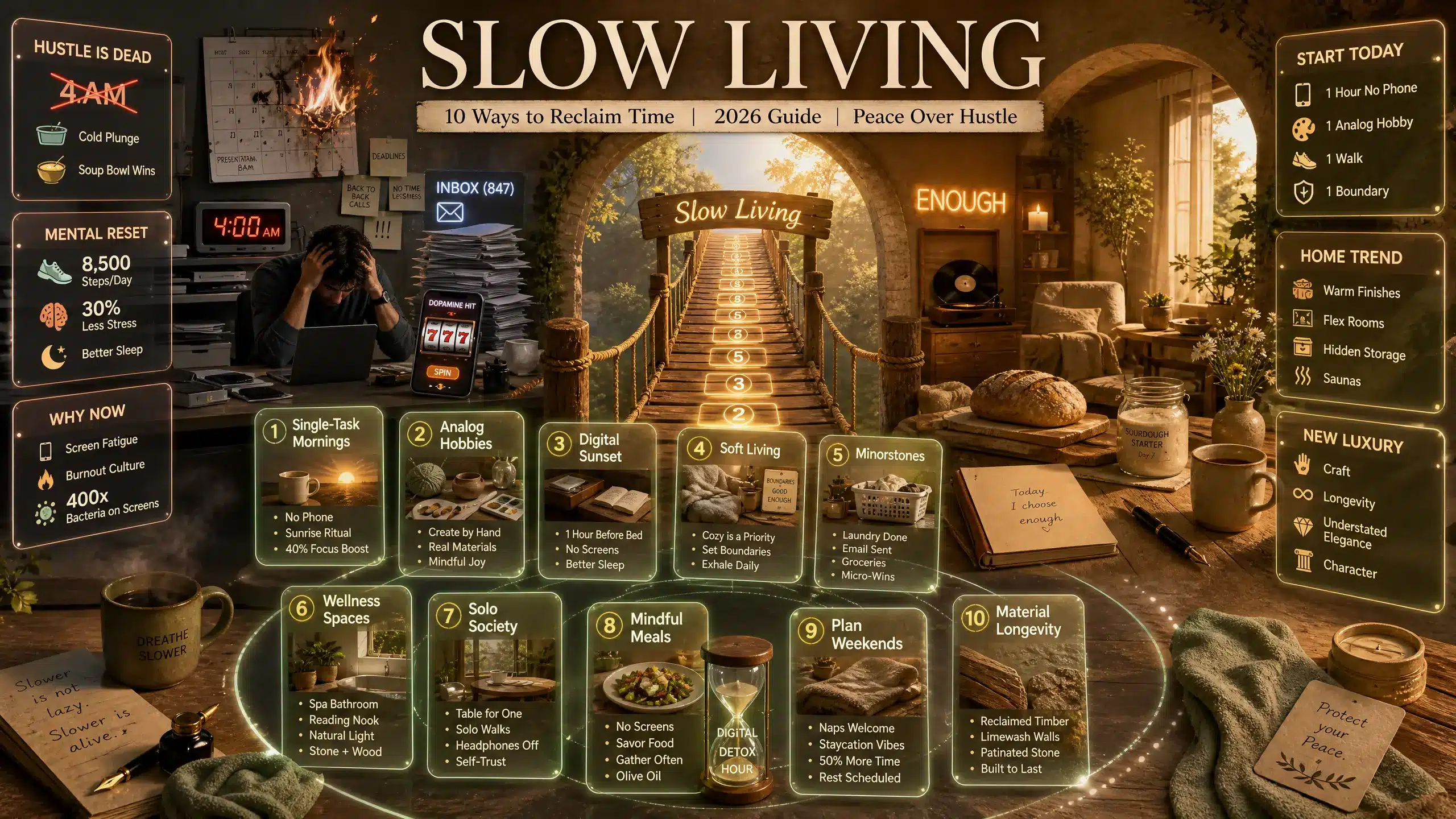 Slow Living: 10 Incredible Ways to Reclaim Peace 2026