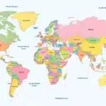 what is a political map