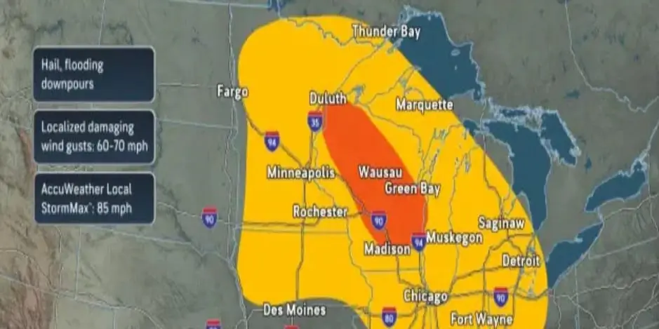 Severe Storms and Extreme Heat Threaten Midwest and East Coast