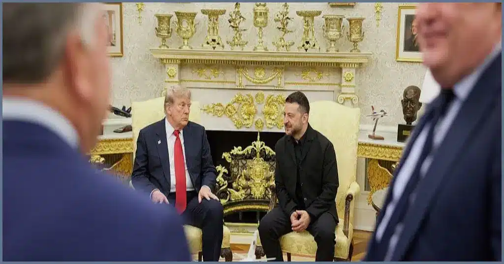 Trump Meets Zelenskyy and Netanyahu at White House