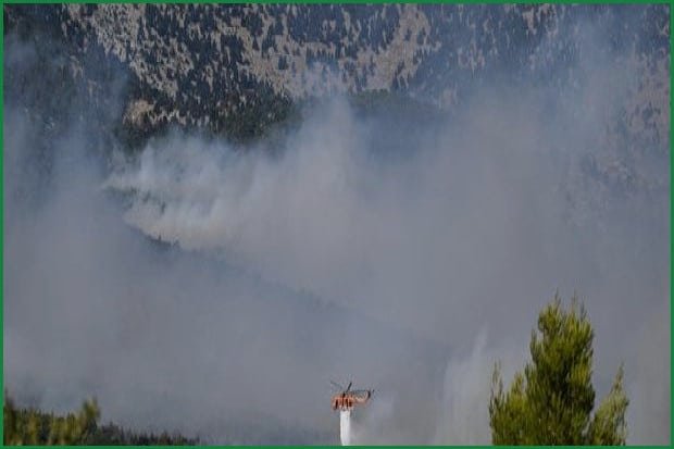 Two Dead After Firefighting Helicopters Collide in Greece