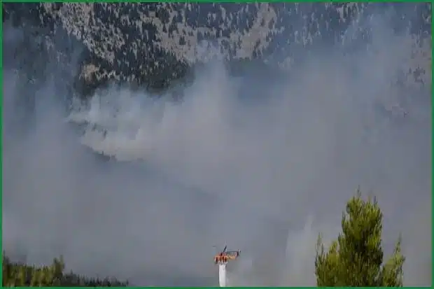 Two Dead After Firefighting Helicopters Collide in Greece