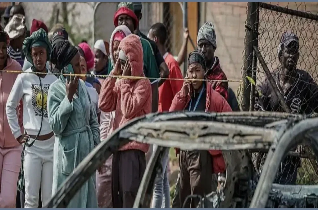 Two mass shootings in South Africa leave 27