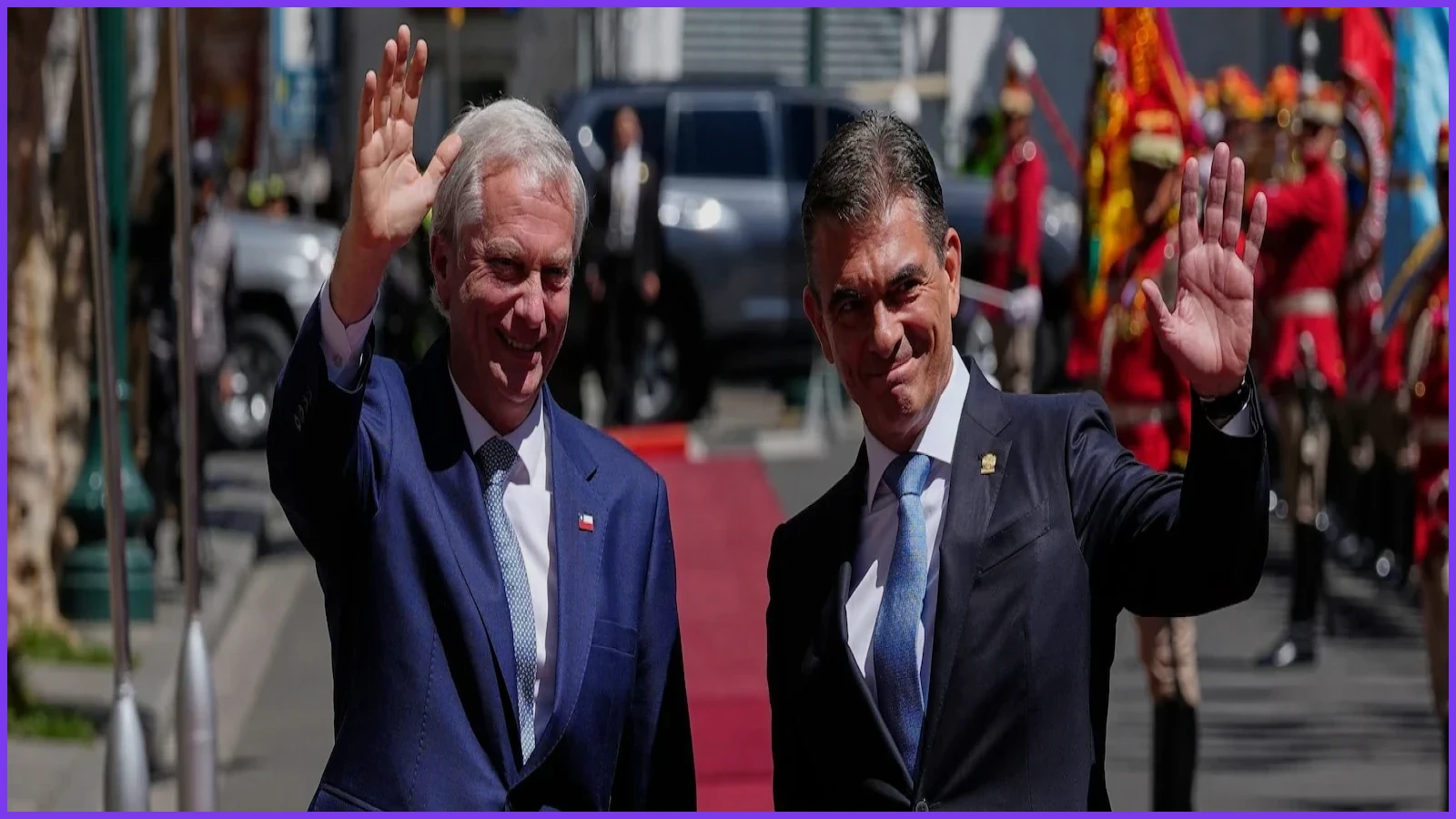 Chile President Visits Bolivia in First State Trip in 71 Years