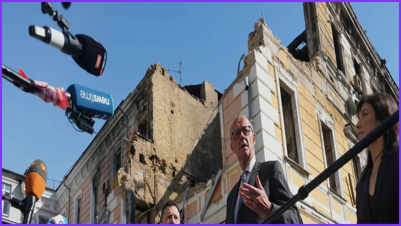 German Chancellor Merz Visits Kyiv Amid Intensifying Russian Attacks