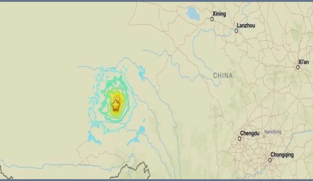 Magnitude 7.0 Earthquake Hits Tibet, Killing at Least 16